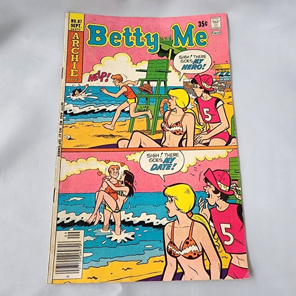 Archie Betty and Me Comic Book No. 87 Sept 1981‎ Vintage Bronze Age Collectible